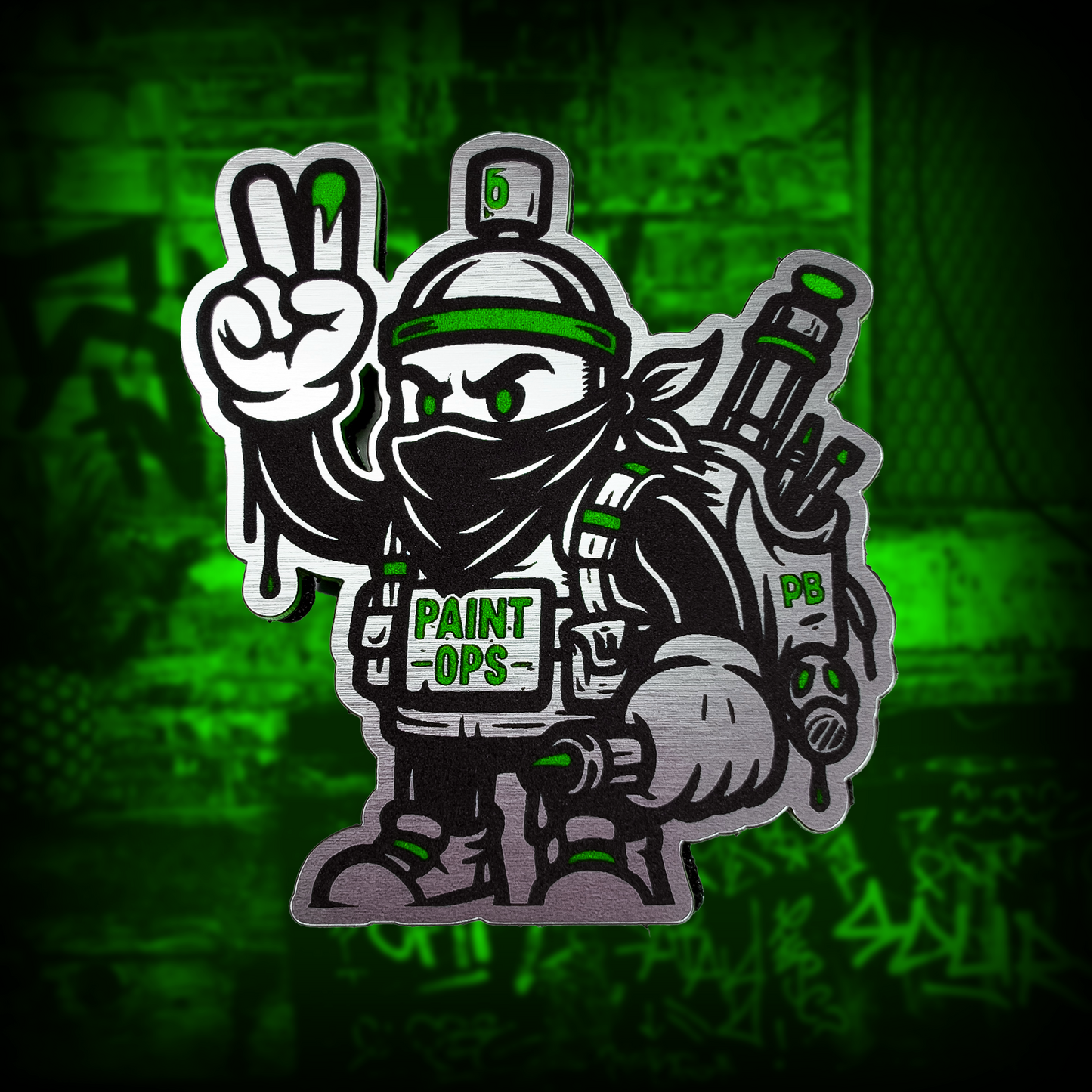 PAINT OPS Tactical Patch | Limited Edition | Green