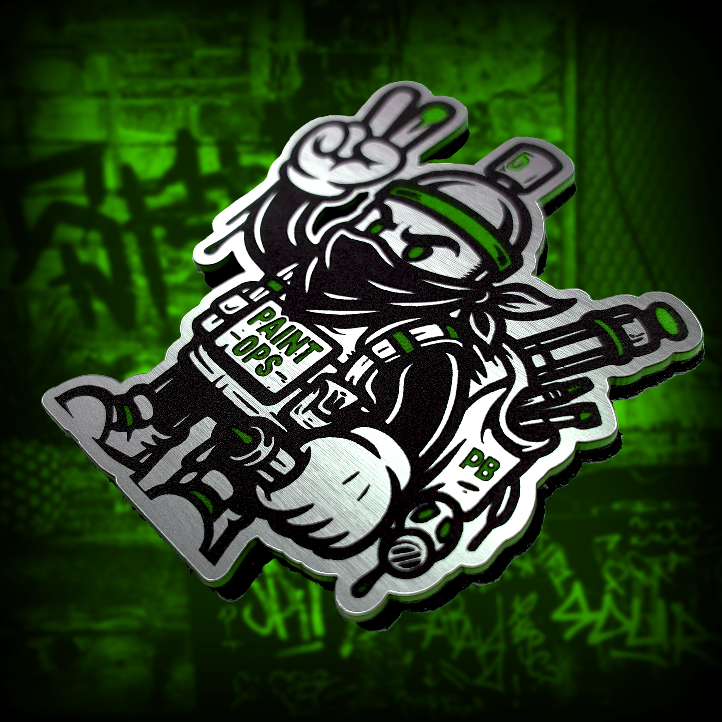 PAINT OPS Tactical Patch | Limited Edition | Green