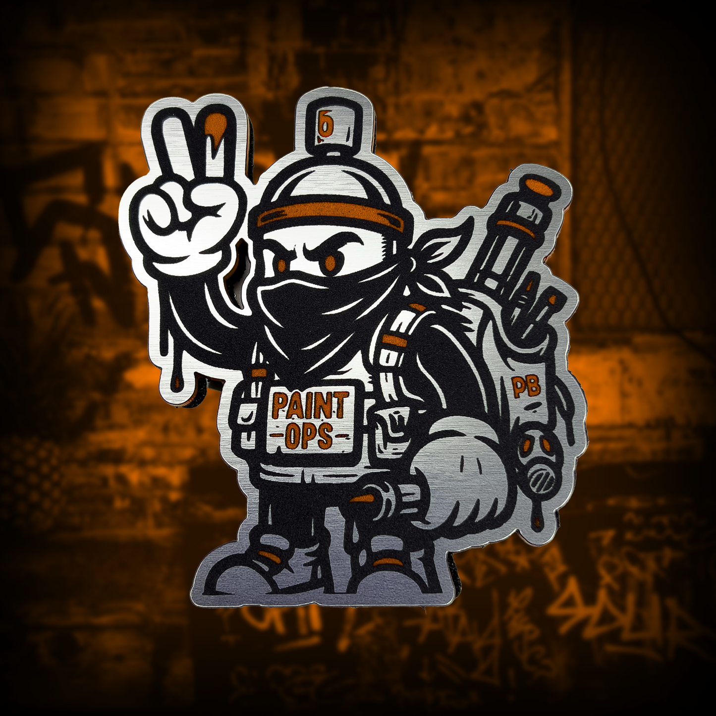 PAINT OPS Tactical Patch | Limited Edition | Orange