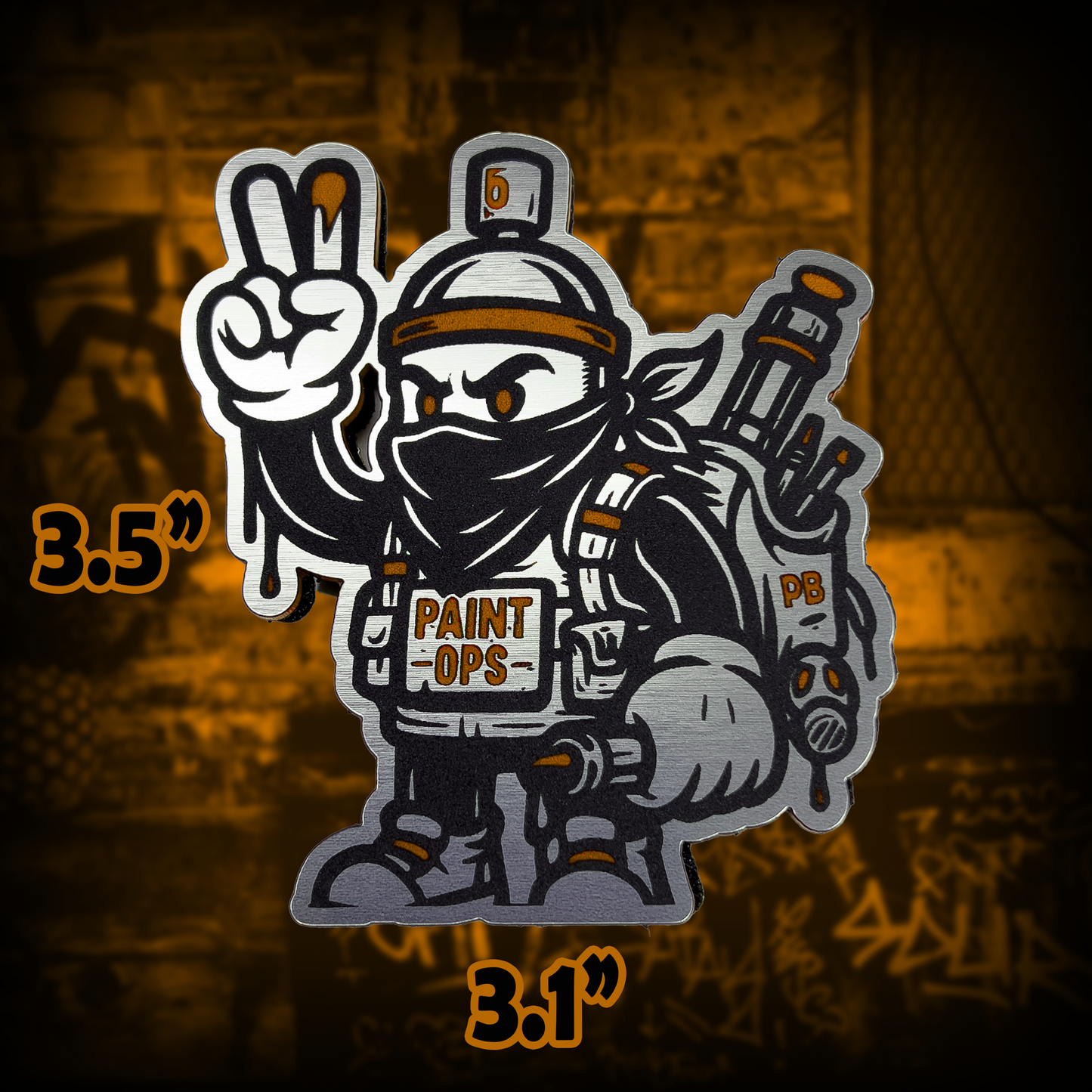 PAINT OPS Tactical Patch | Limited Edition | Orange