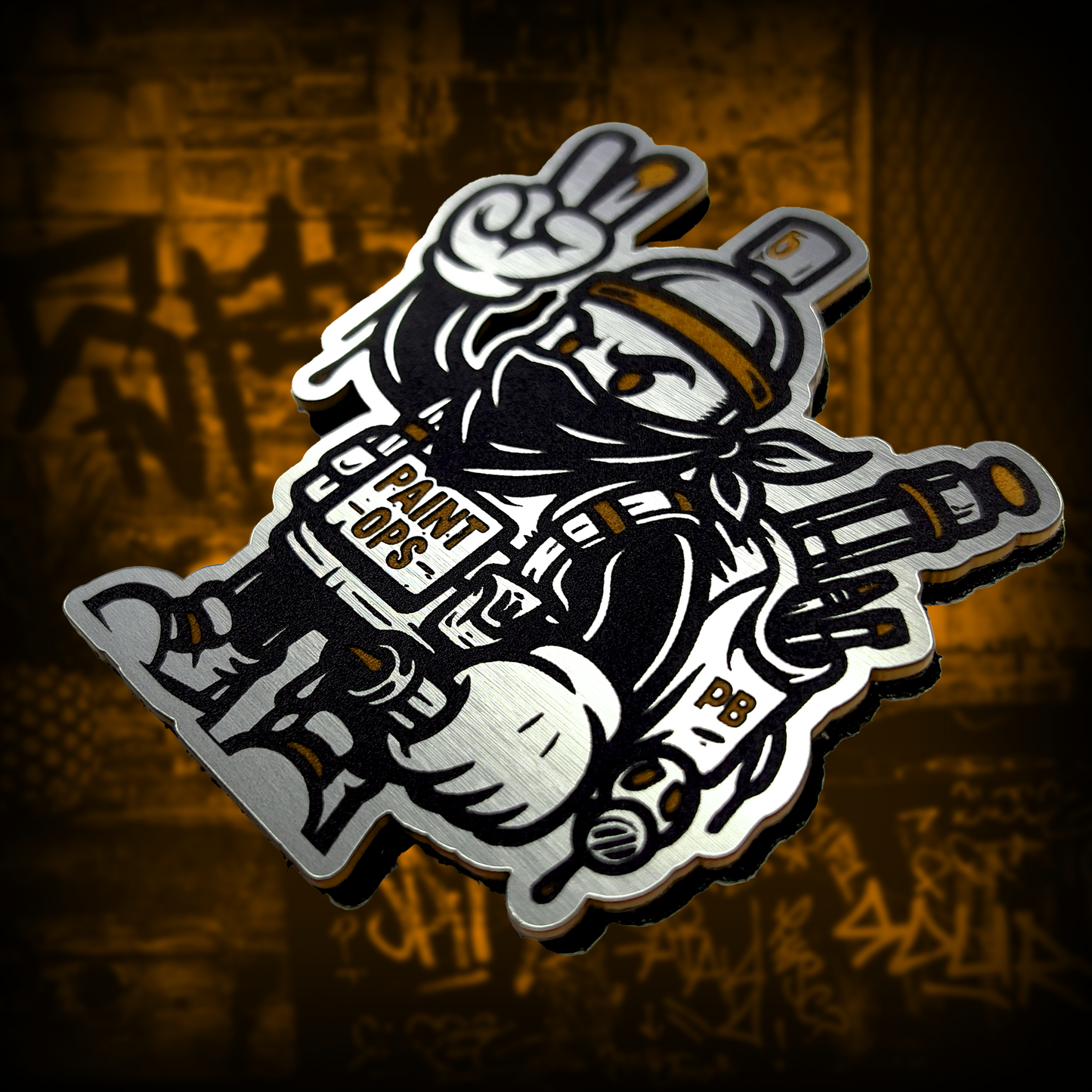 PAINT OPS Tactical Patch | Limited Edition | Orange
