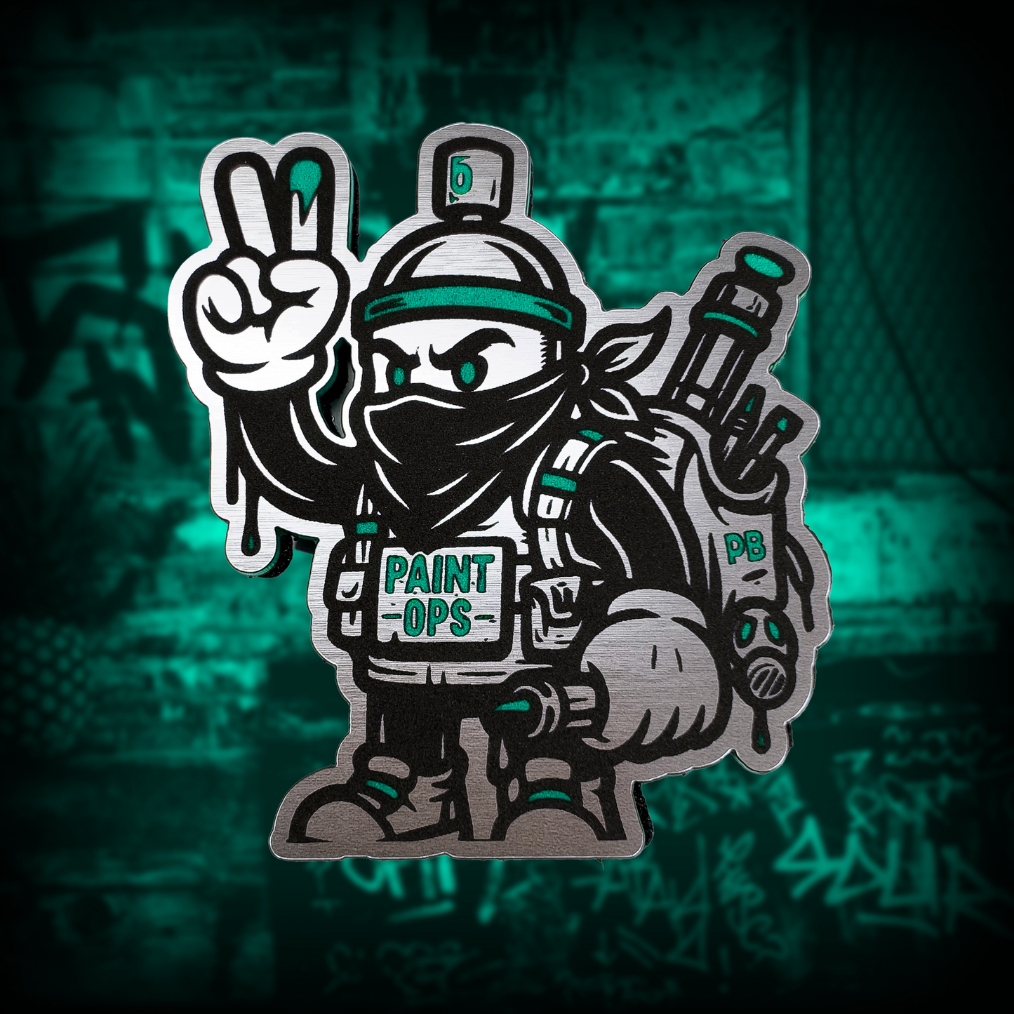 PAINT OPS Tactical Patch | Limited Edition | Teal