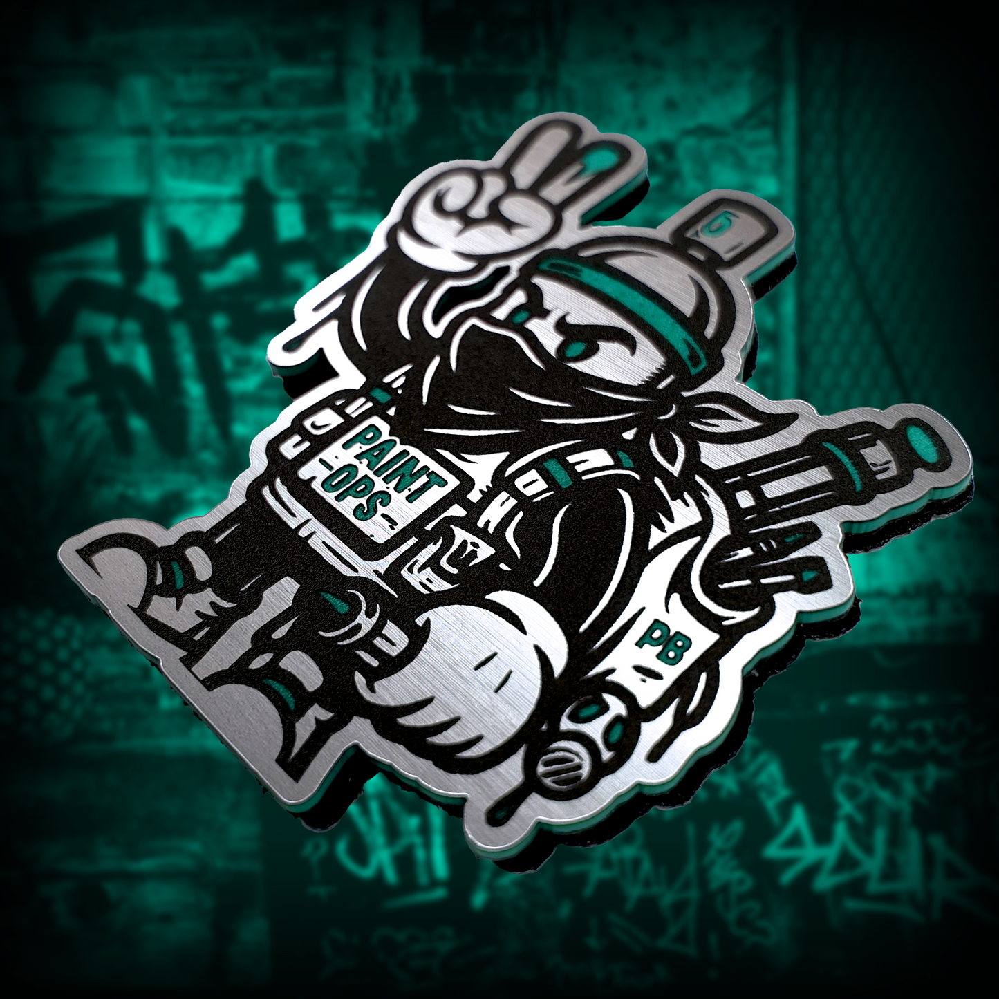 PAINT OPS Tactical Patch | Limited Edition | Teal