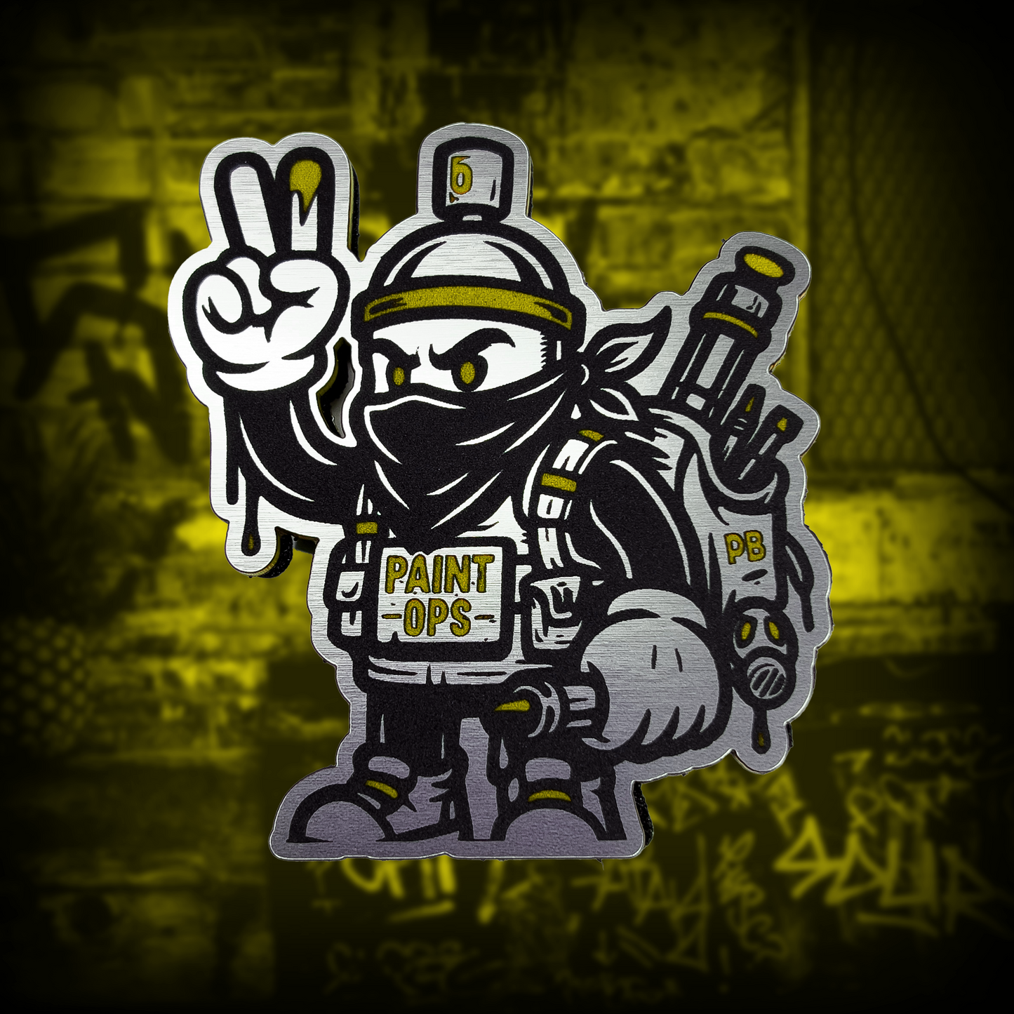 PAINT OPS Tactical Patch | Limited Edition | Yellow