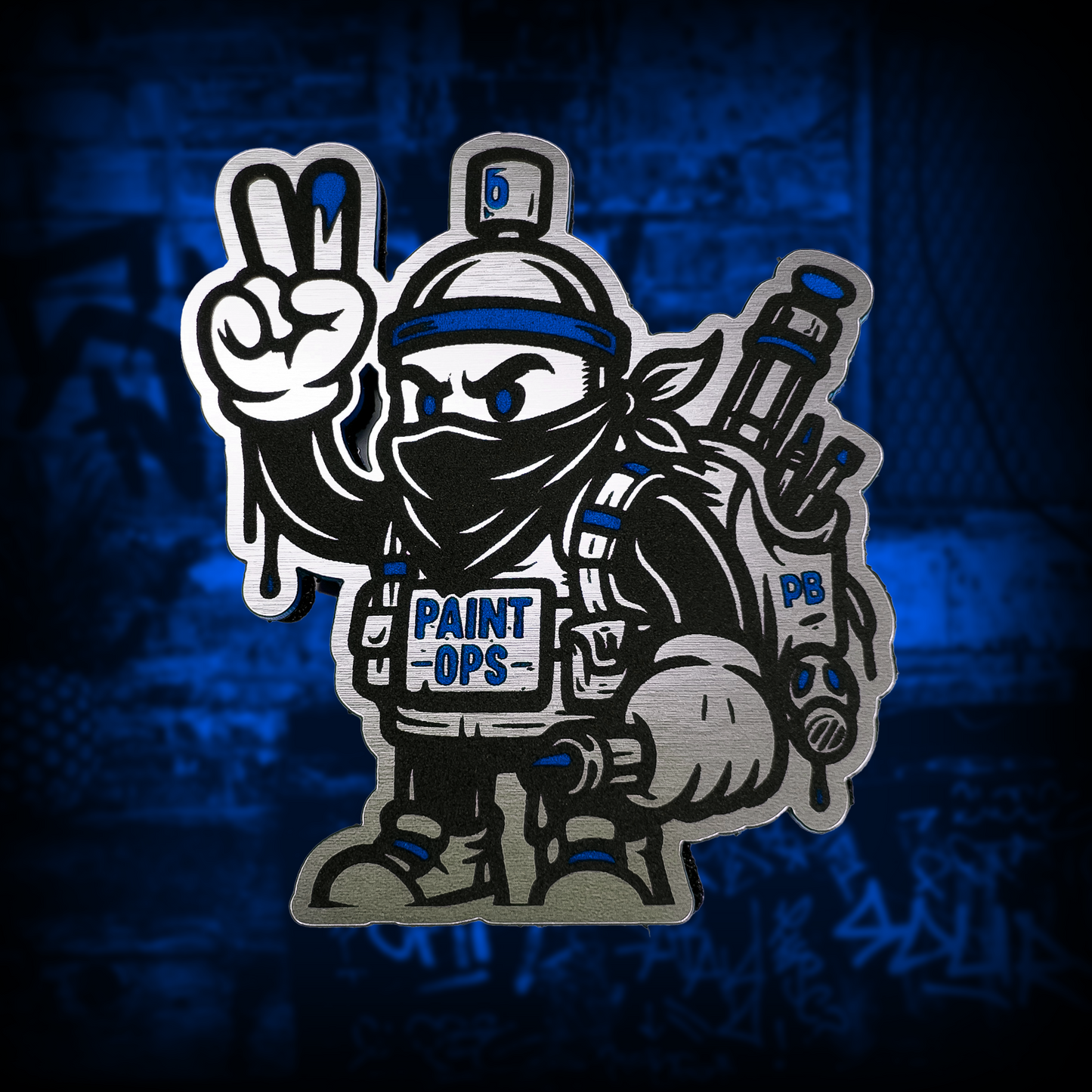 PAINT OPS Tactical Patch | Limited Edition | Blue