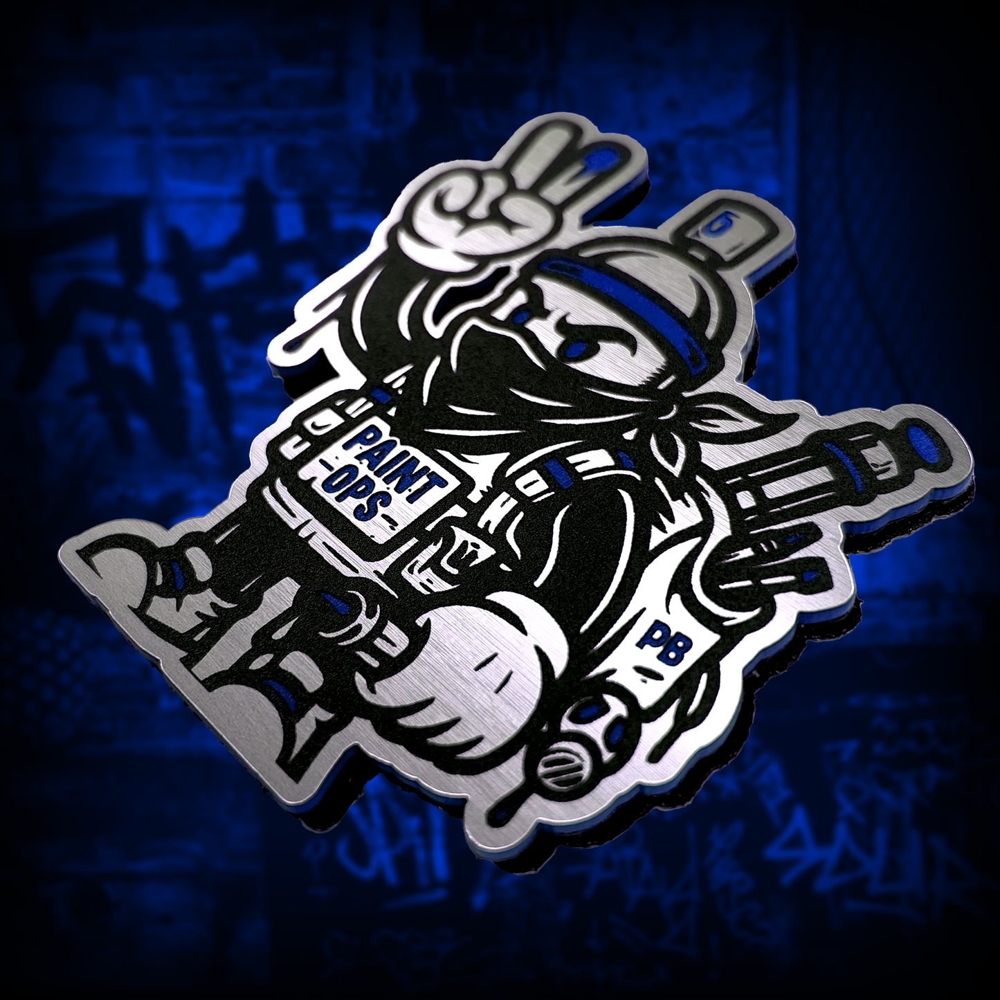 PAINT OPS Tactical Patch | Limited Edition | Blue