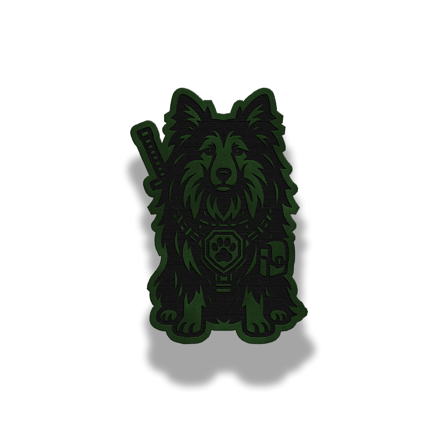 Tactical Sheltie Patch – Leatherette Morale Patch