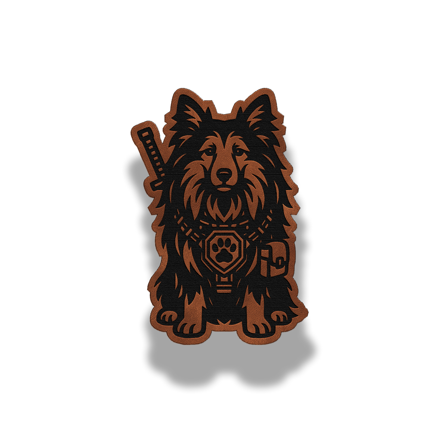 Tactical Sheltie Patch – Leatherette Morale Patch
