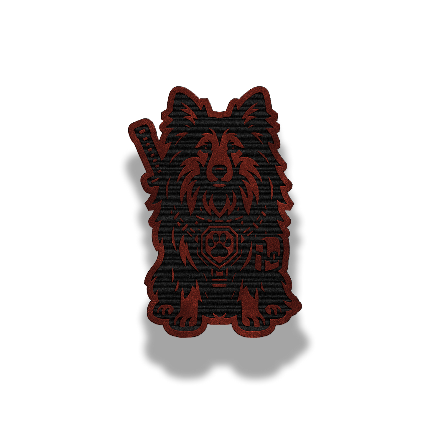 Tactical Sheltie Patch – Leatherette Morale Patch