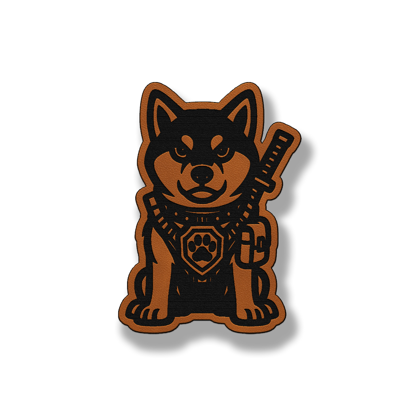 Tactical Shiba Inu Dog Patch – Leatherette Morale Patch