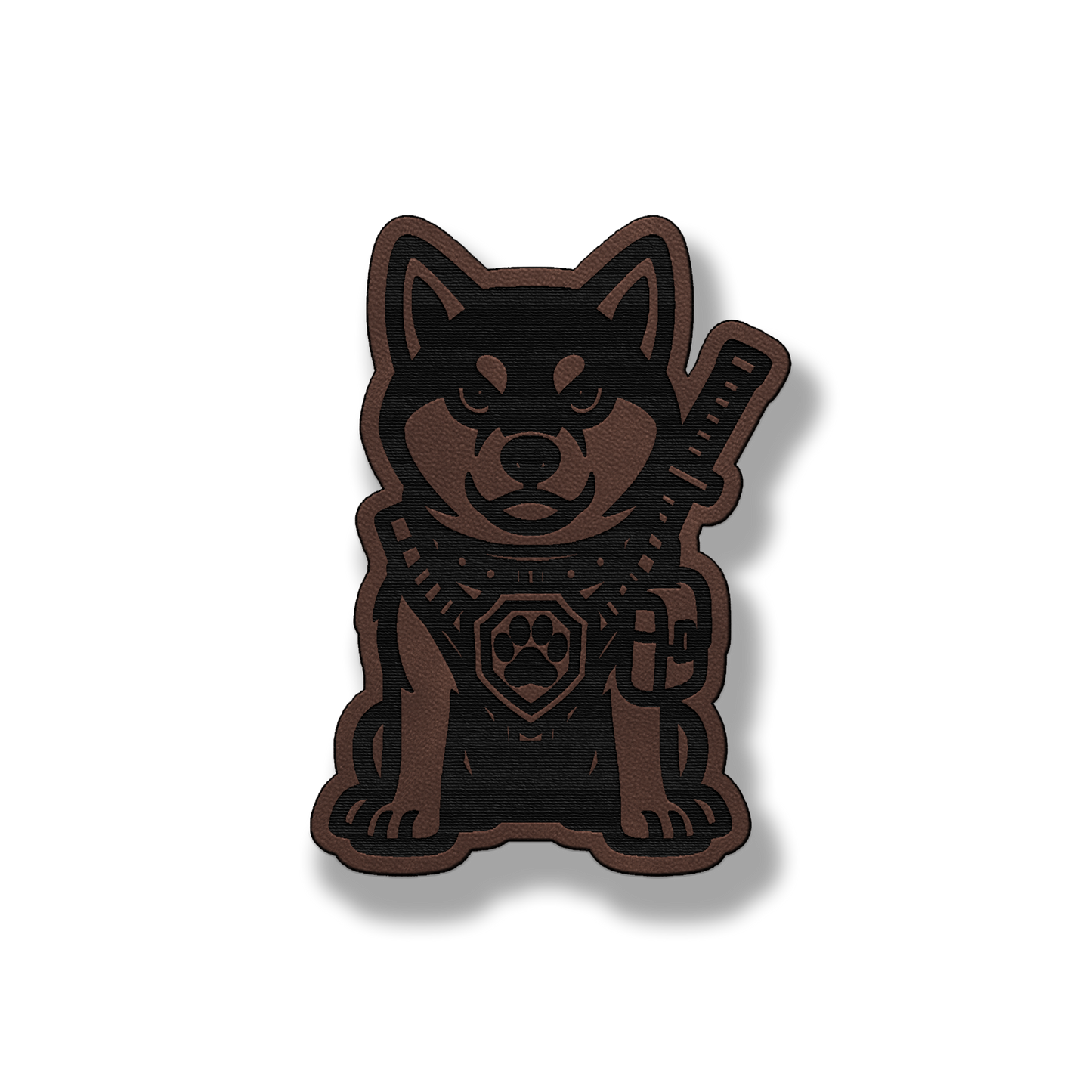 Tactical Shiba Inu Dog Patch – Leatherette Morale Patch