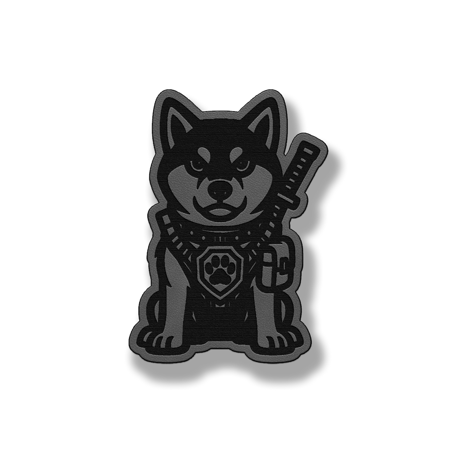 Tactical Shiba Inu Dog Patch – Leatherette Morale Patch