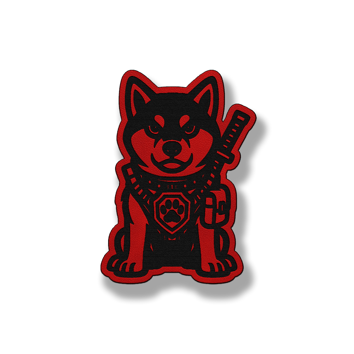 Tactical Shiba Inu Dog Patch – Leatherette Morale Patch