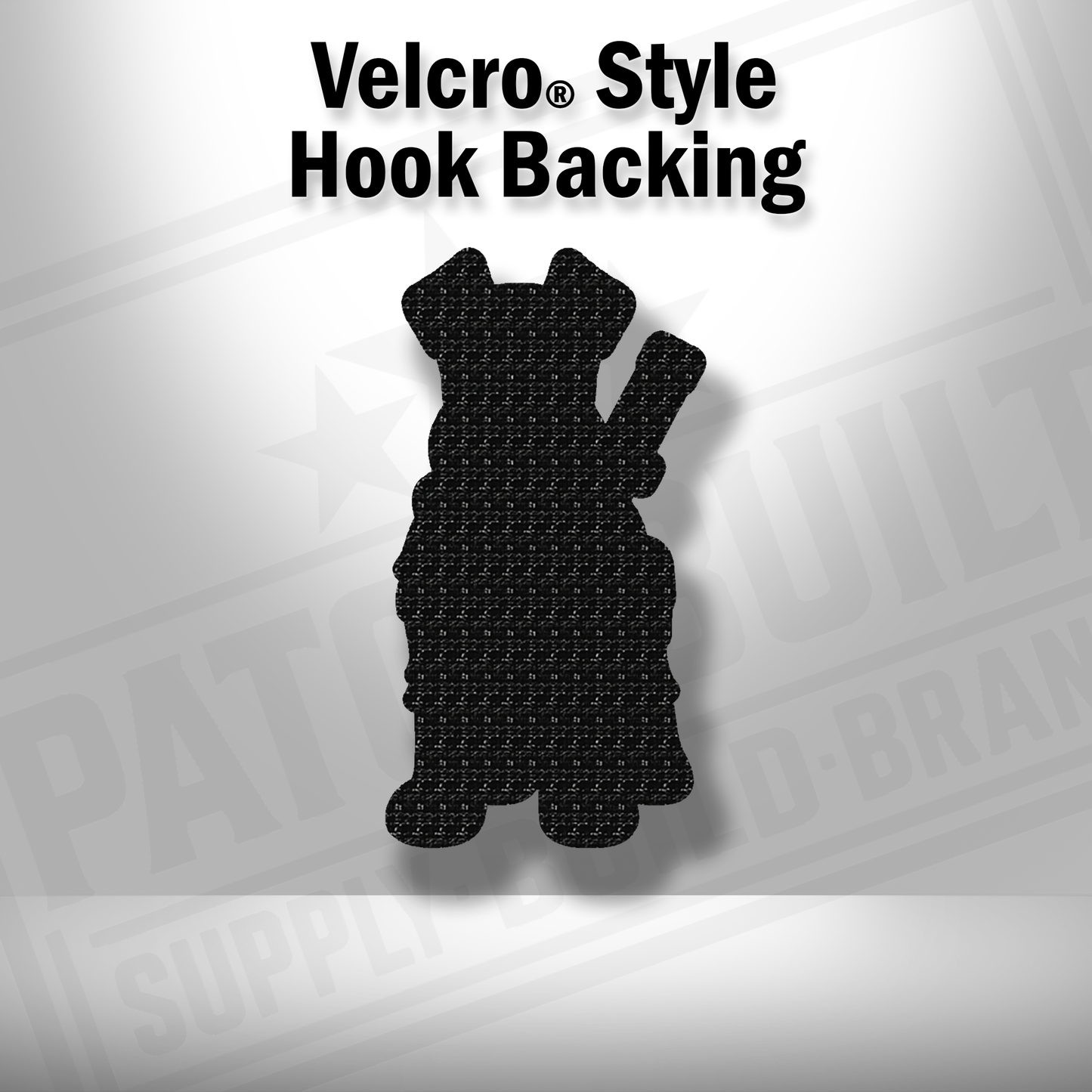 Tactical Schnauzer Patch – Leatherette Morale Patch