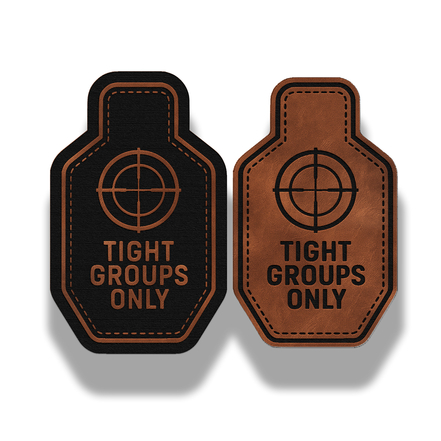 2 Pack Tight Groups Only Patch – Leatherette Morale Patch