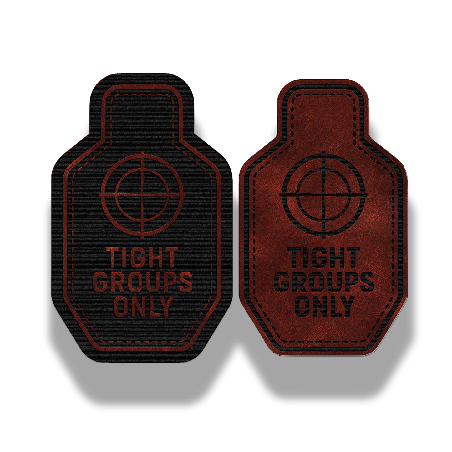 2 Pack Tight Groups Only Patch – Leatherette Morale Patch