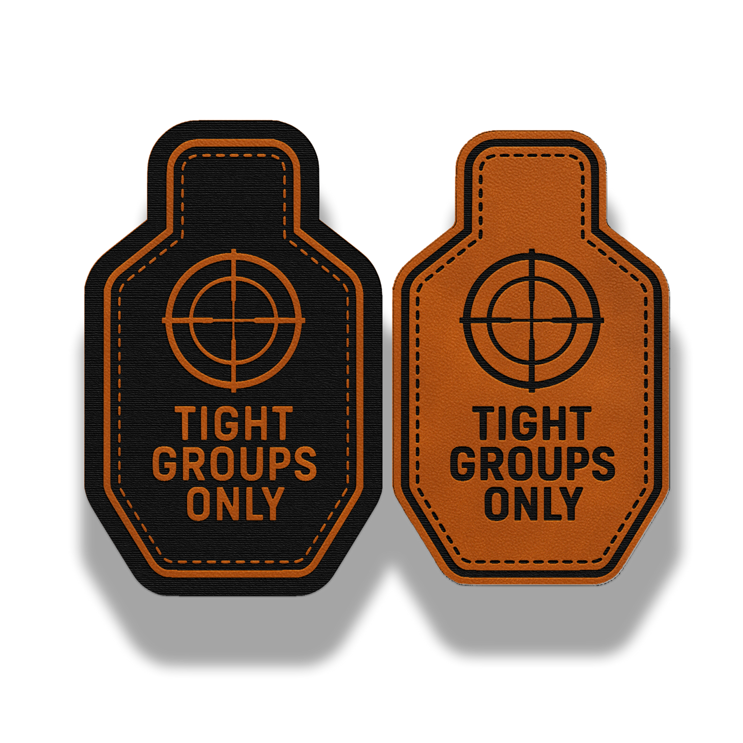 2 Pack Tight Groups Only Patch – Leatherette Morale Patch
