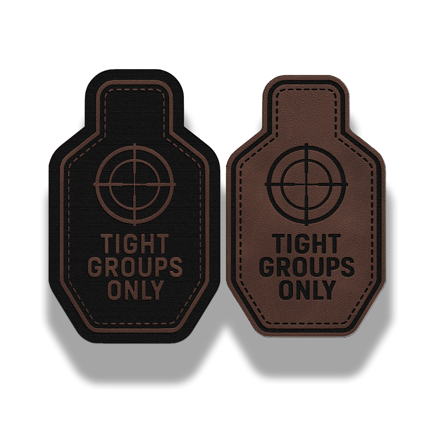 2 Pack Tight Groups Only Patch – Leatherette Morale Patch