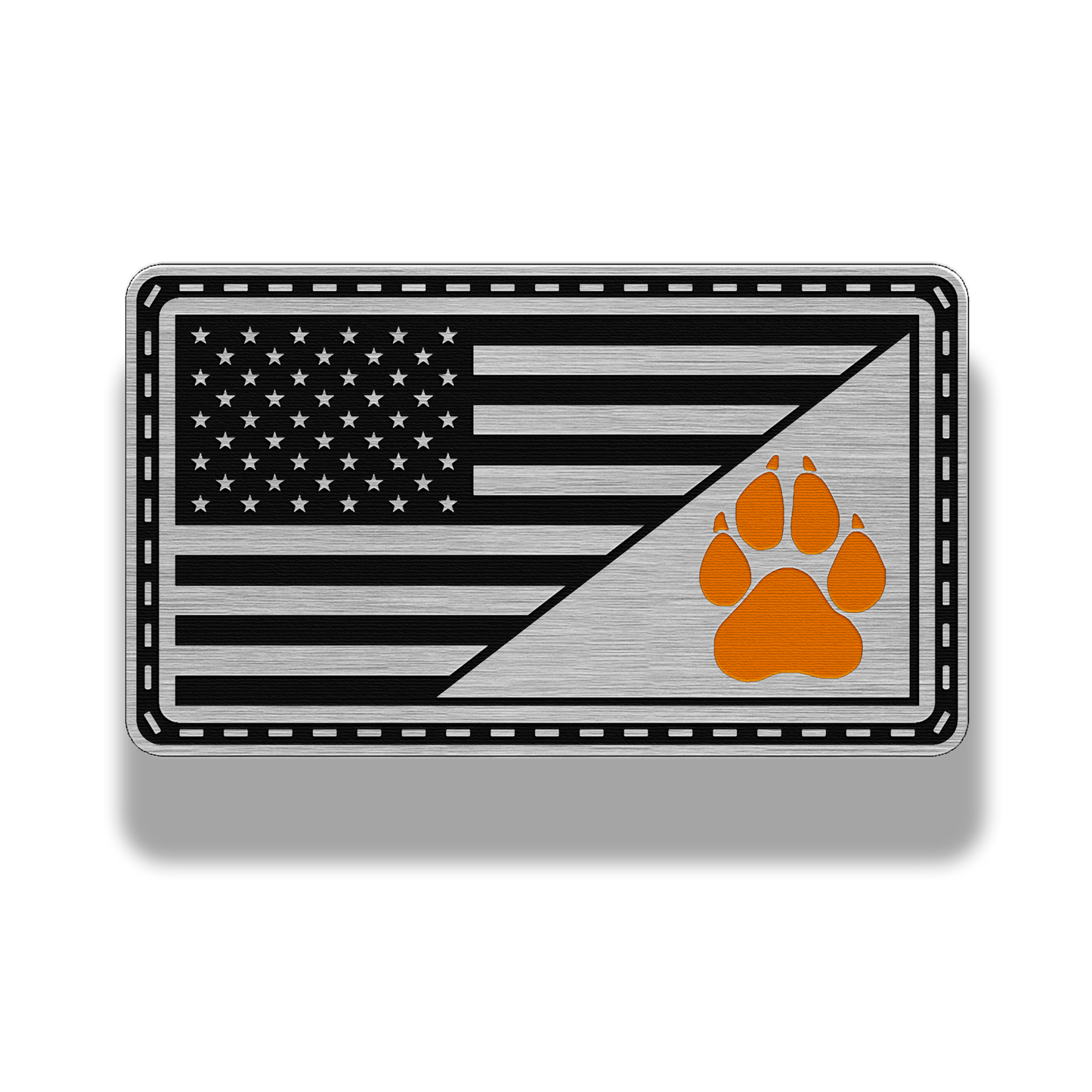 Thin Line K9 Paw Flag Patch – 7 Color Options