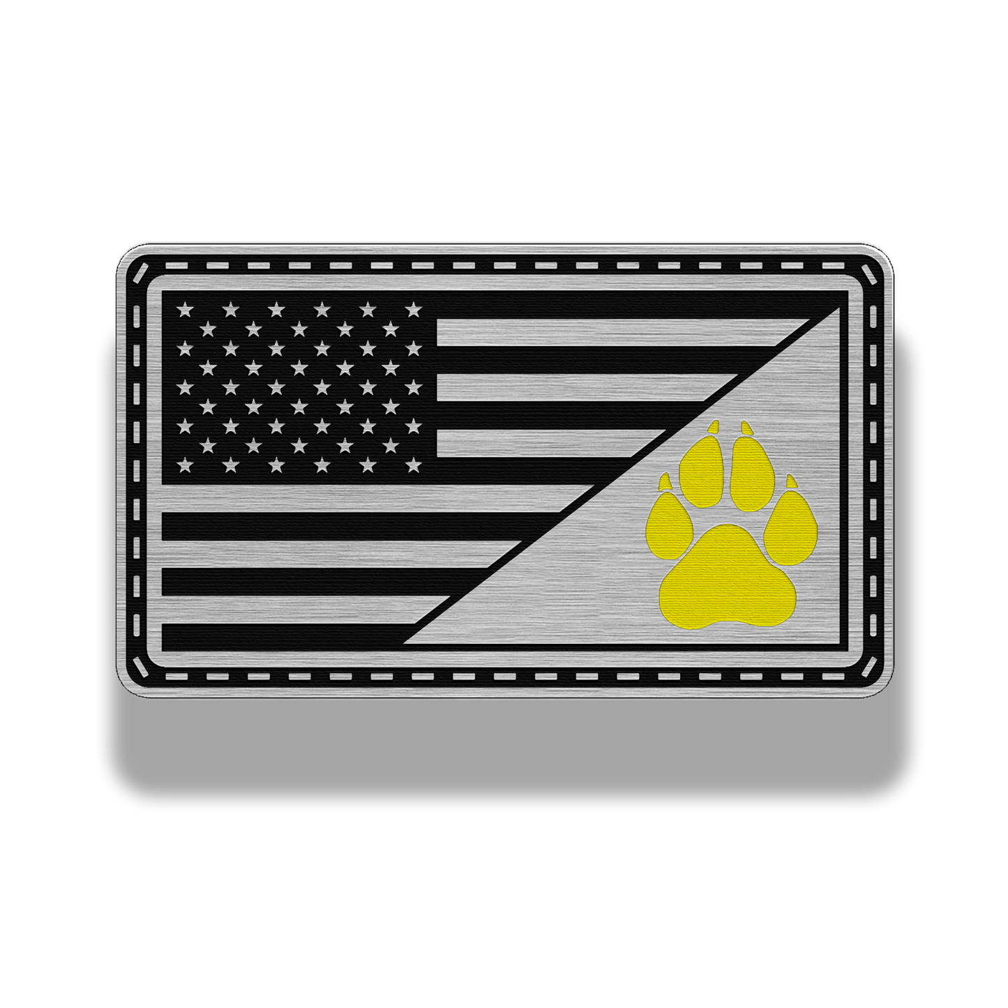 Thin Line K9 Paw Flag Patch – 7 Color Options
