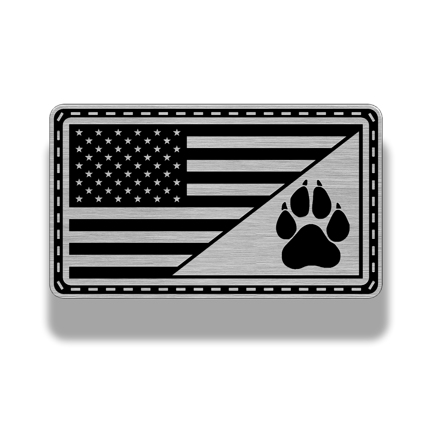Thin Line K9 Paw Flag Patch – 7 Color Options