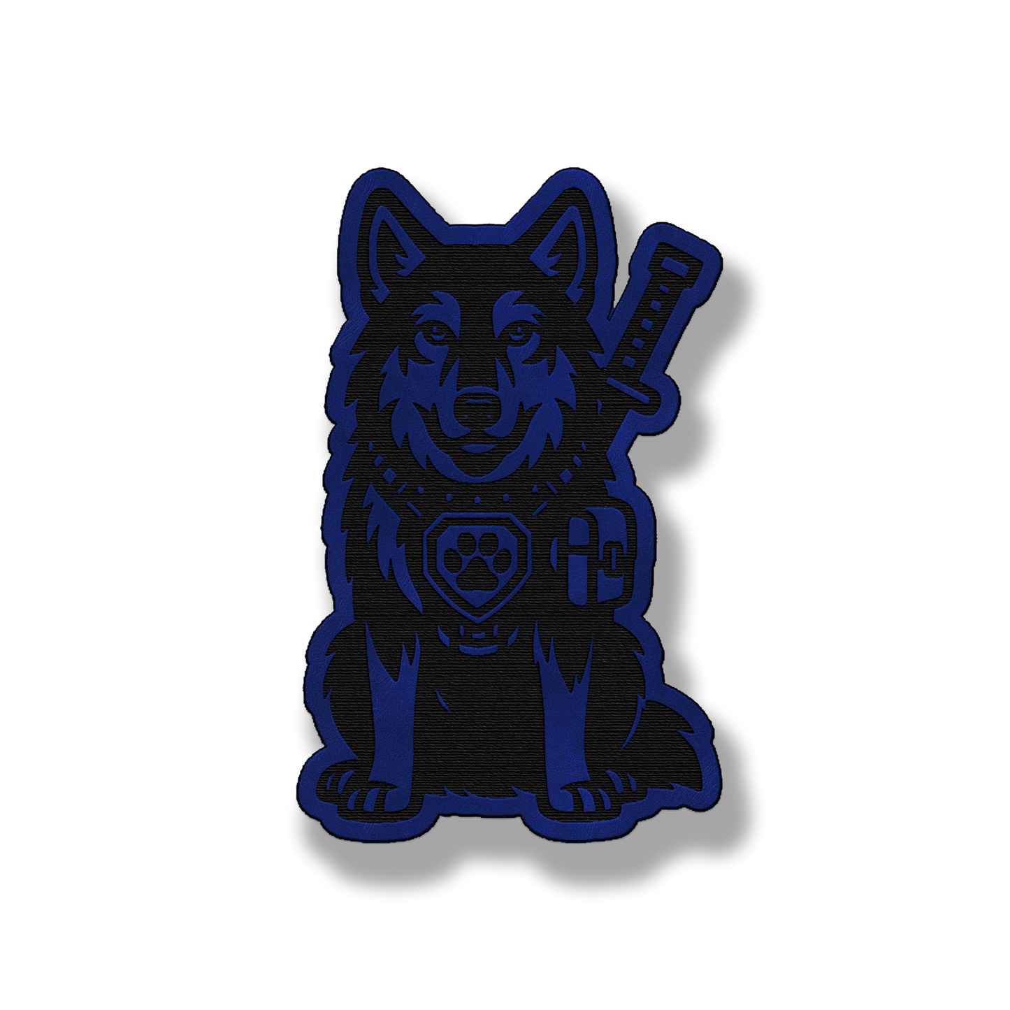 Tactical Wolf Patch – Leatherette Morale Patch
