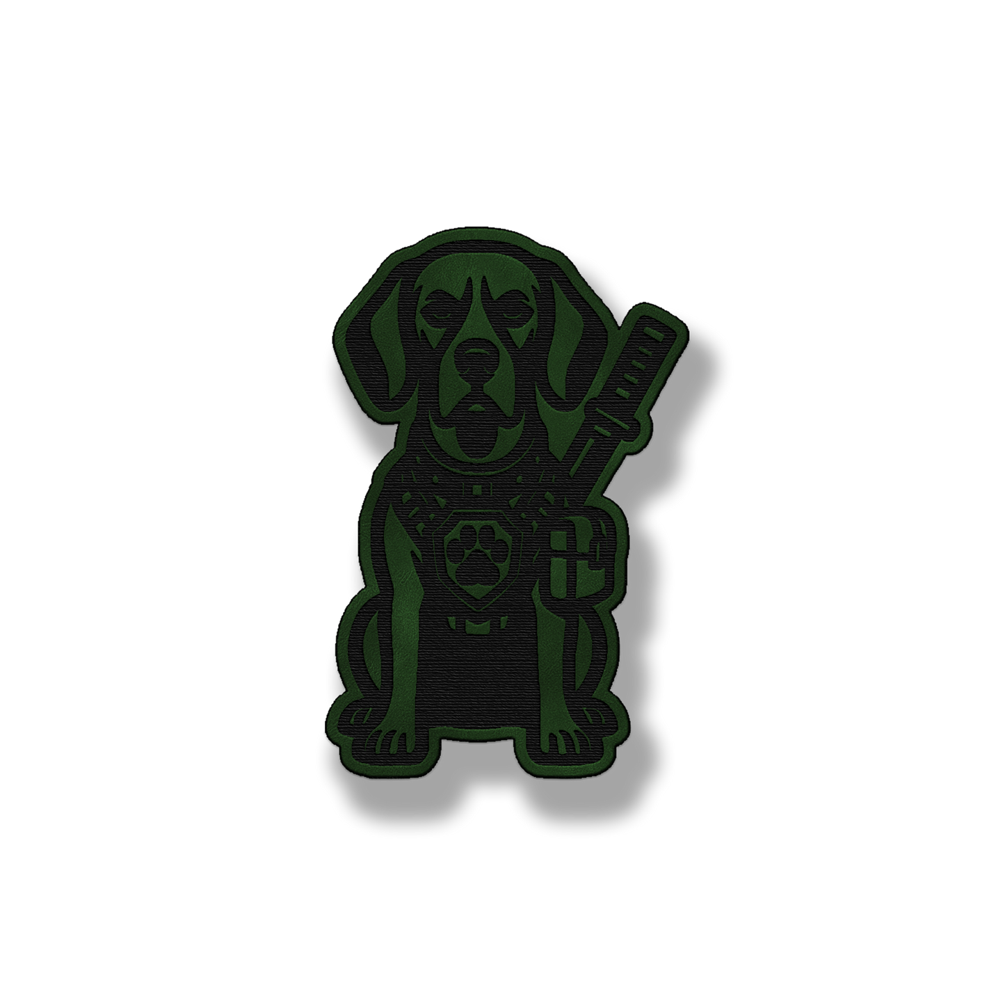 Tactical German Shorthaired Pointer Dog Patch – Leatherette Morale Patch