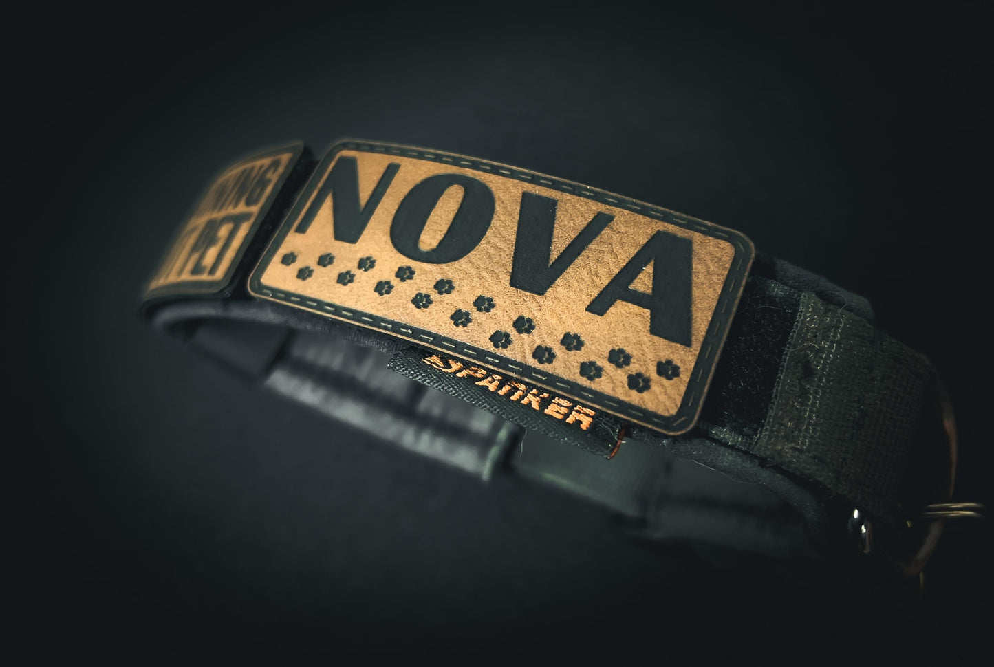 Custom Dog Collar Name Patch – Personalized ID Tag for Tactical & Service Dog Collars - Dog Patches made for Dogs - Custom Pet