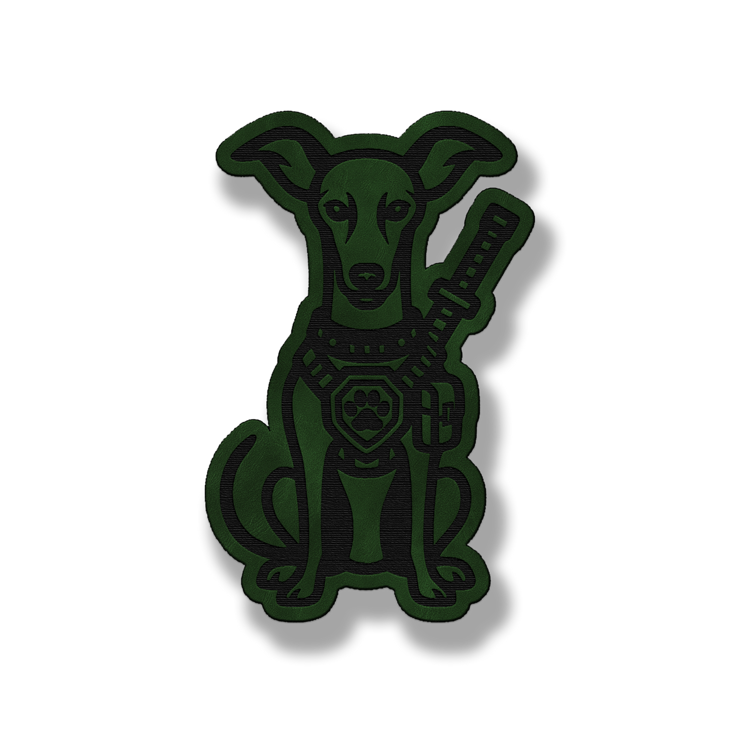 Tactical Italian Greyhound Dog Patch – Leatherette Morale Patch