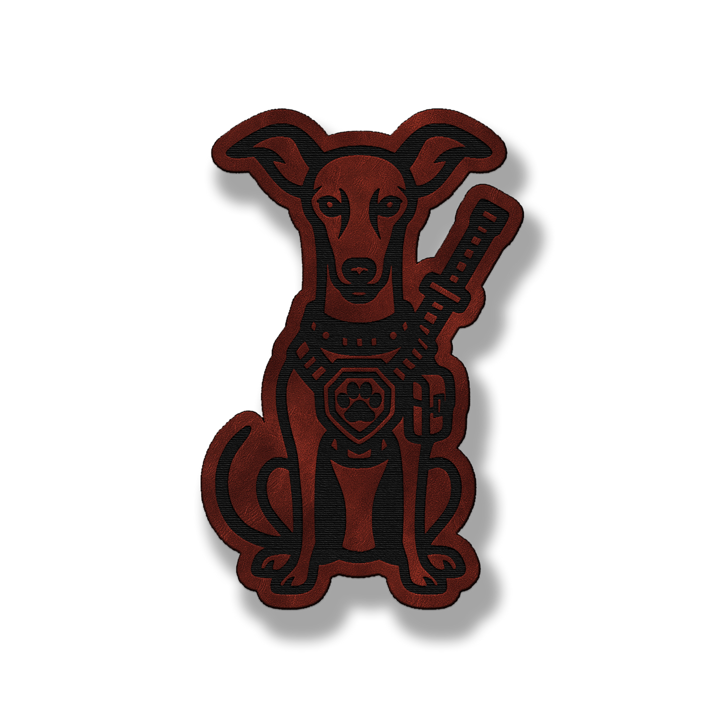 Tactical Italian Greyhound Dog Patch – Leatherette Morale Patch