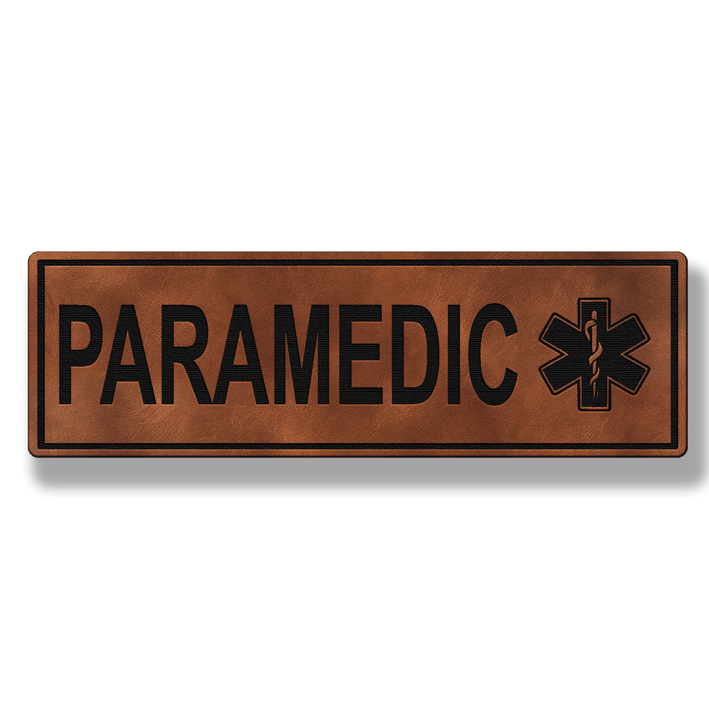 8" PARAMEDIC Leatherette Patch