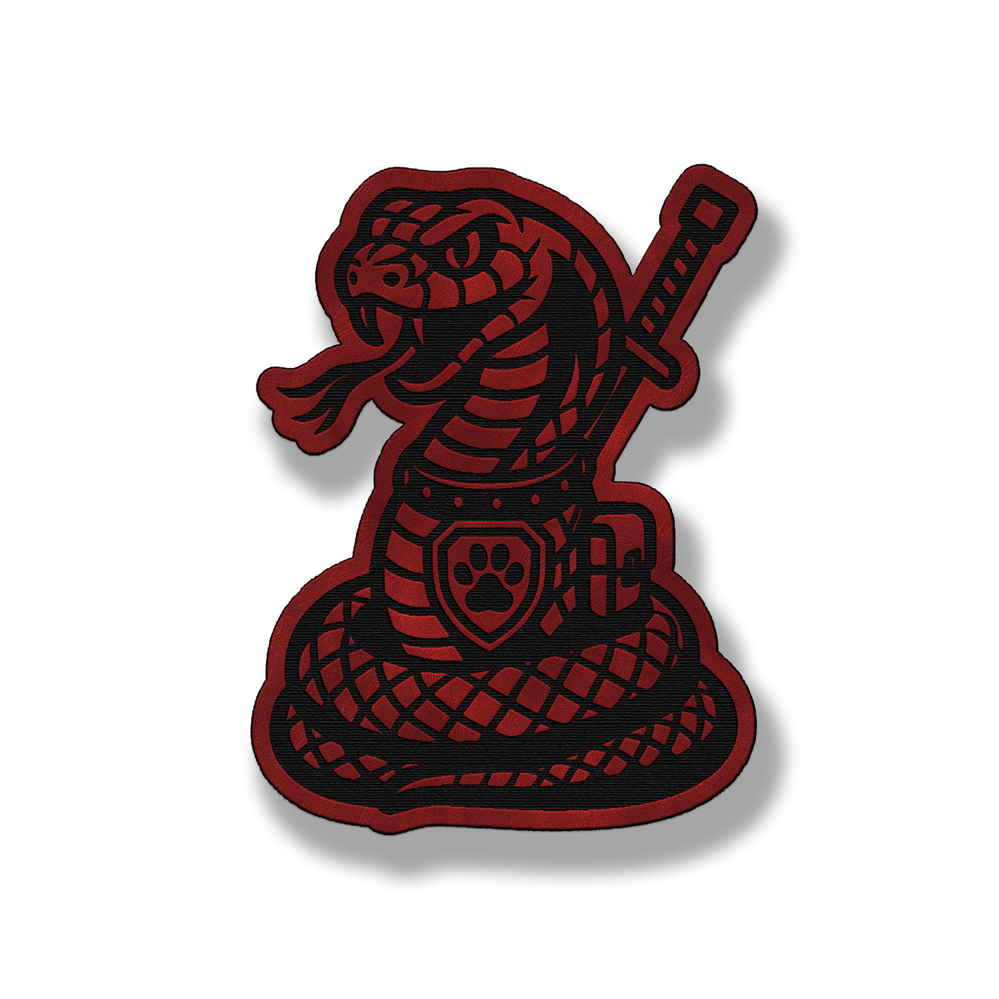 Tactical Snake Patch – Leatherette Morale Patch