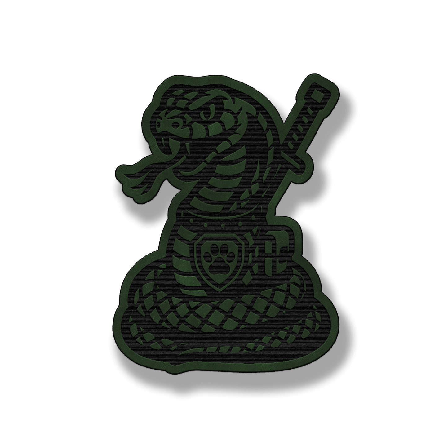 Tactical Snake Patch – Leatherette Morale Patch