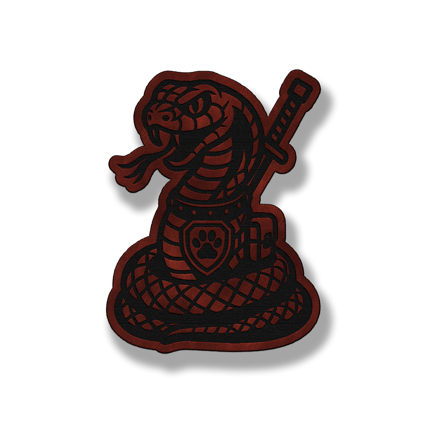 Tactical Snake Patch – Leatherette Morale Patch