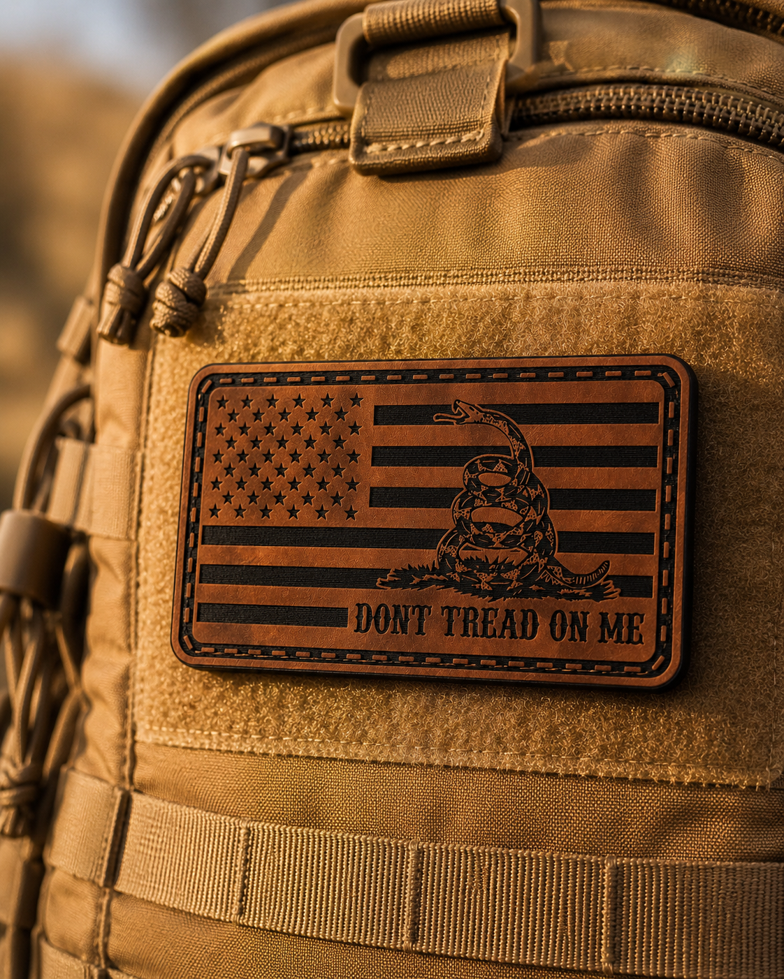 Patriotic American flag and USA-themed patches for hats, packs, and everyday gear