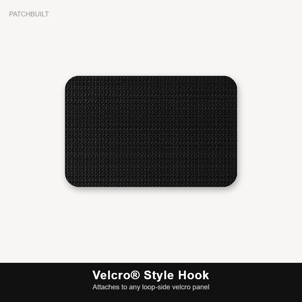 Distressed US Flag – Leatherette Morale Patch — Velcro® Style Hook