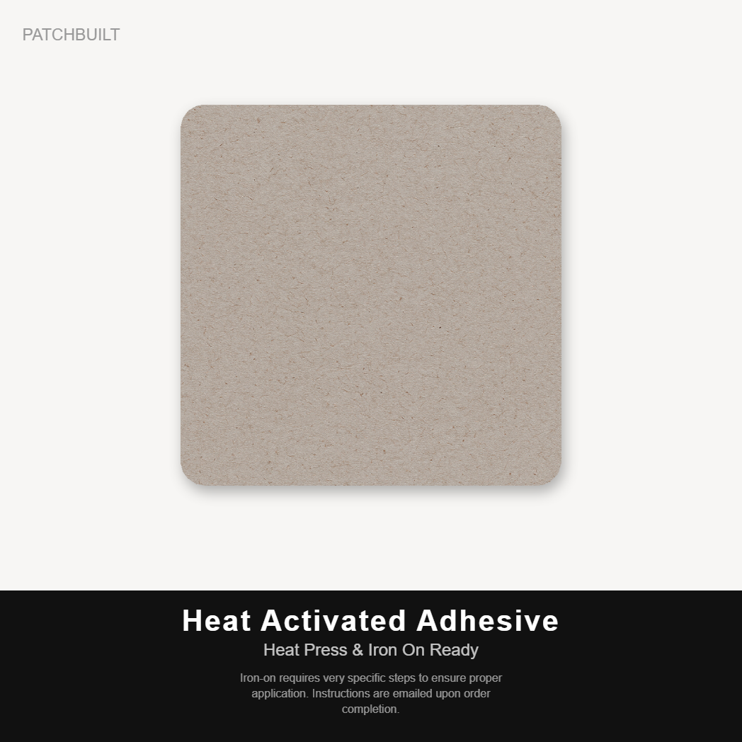 Western American Flag Horse – Leatherette Morale Patch — Heat Activated Adhesive