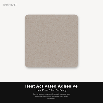 Western American Flag Horse – Leatherette Morale Patch — Heat Activated Adhesive