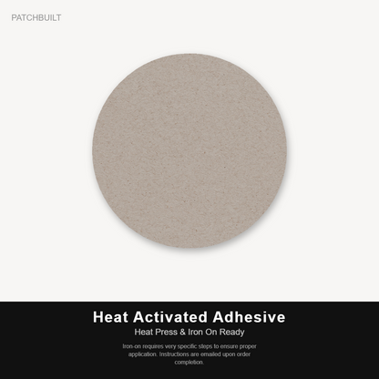 Goofy Golden Retriever – Leatherette Morale Patch — Heat Activated Adhesive