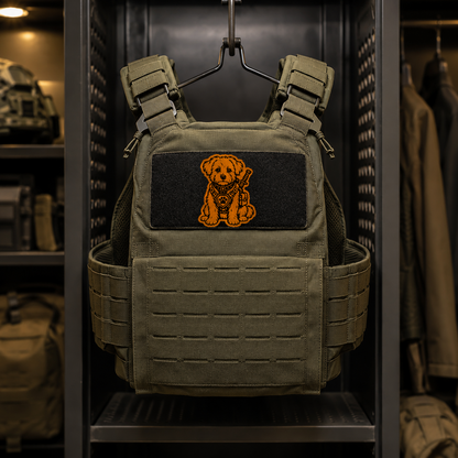 Tactical Maltese – Leatherette Morale Patch — in use