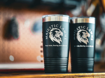 Custom Engraved Stainless Steel Tumblers - Add Your Logo