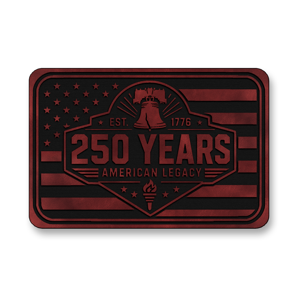 250 Years American Legacy – Leatherette Morale Patch