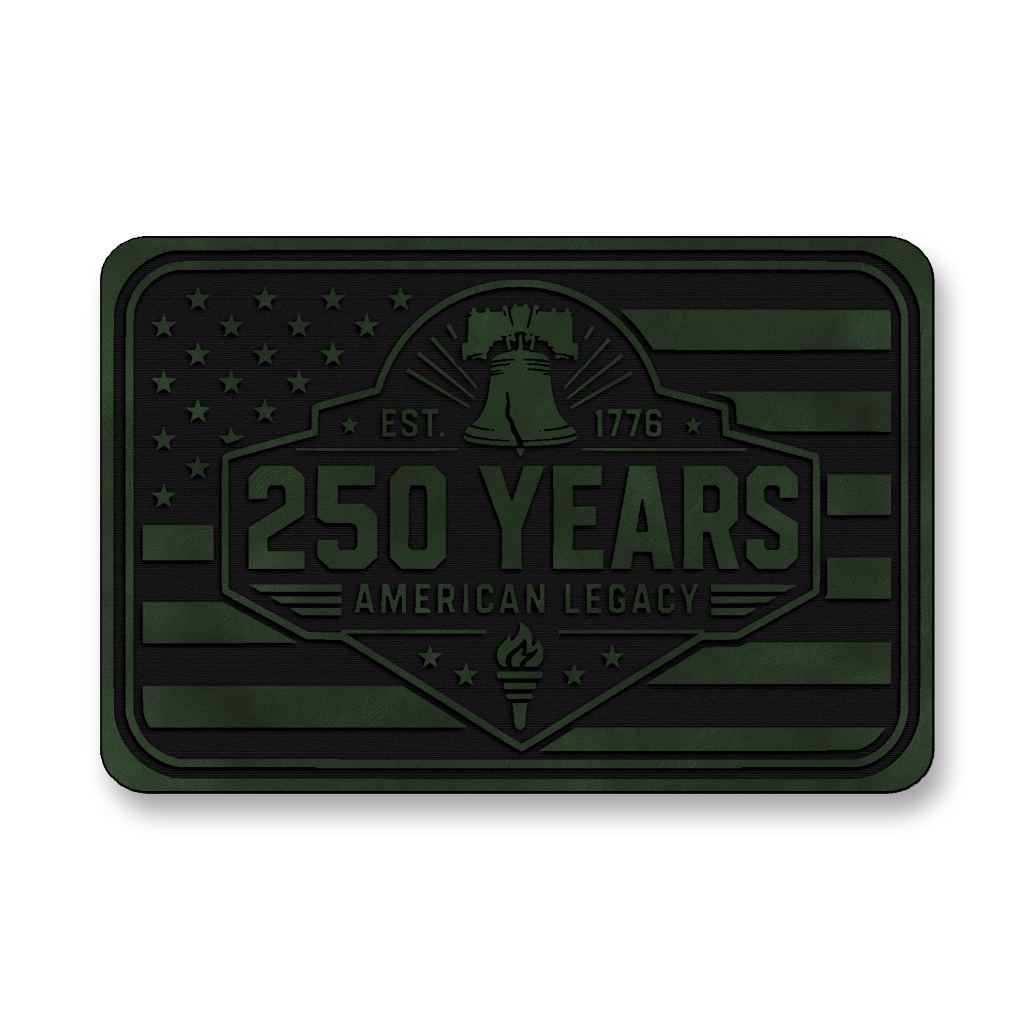 250 Years American Legacy – Leatherette Morale Patch
