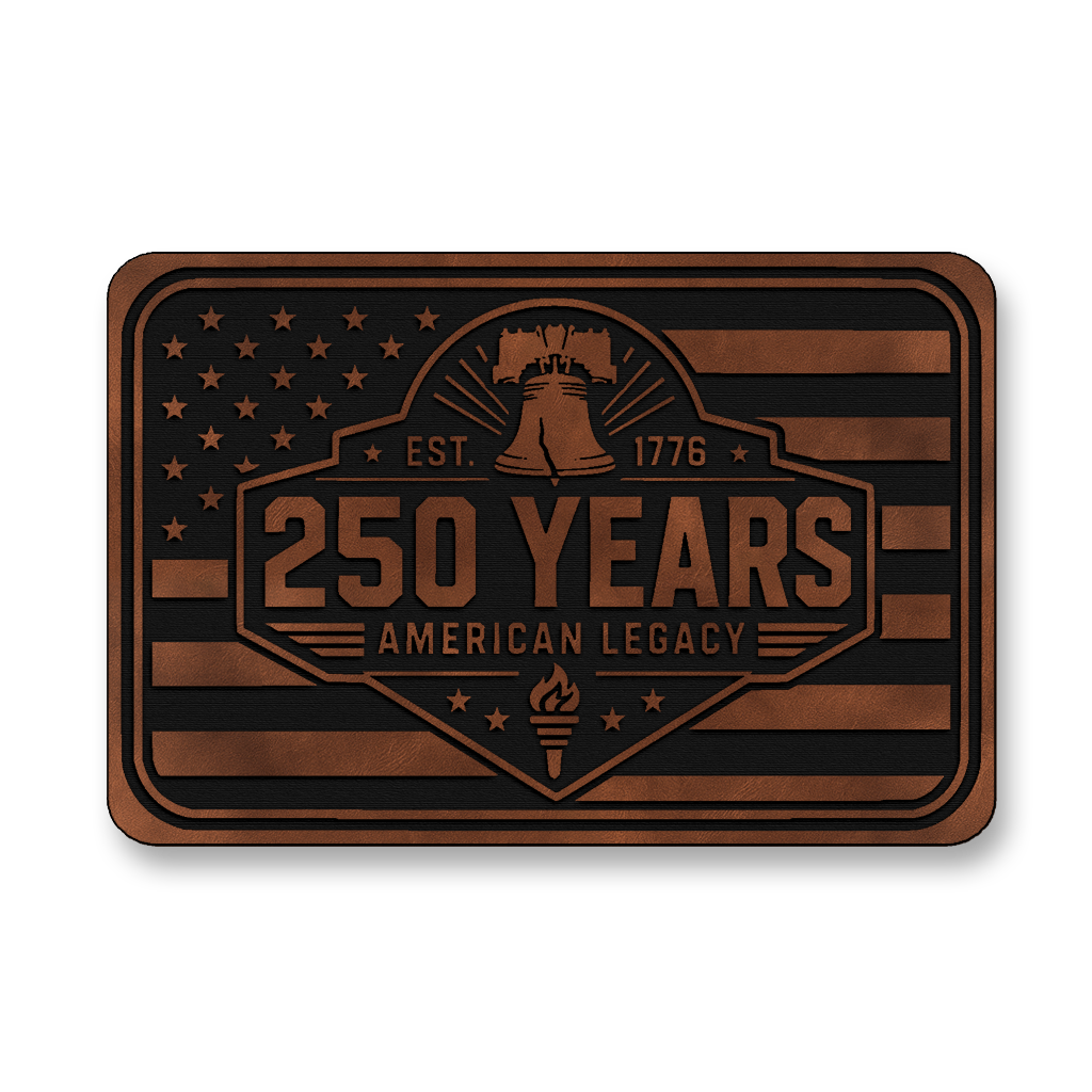 250 Years American Legacy – Leatherette Morale Patch