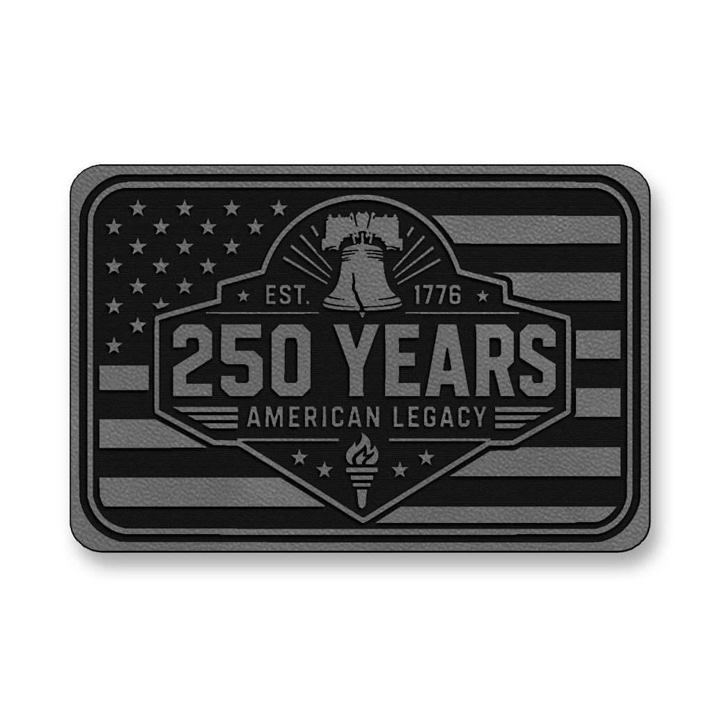250 Years American Legacy – Leatherette Morale Patch