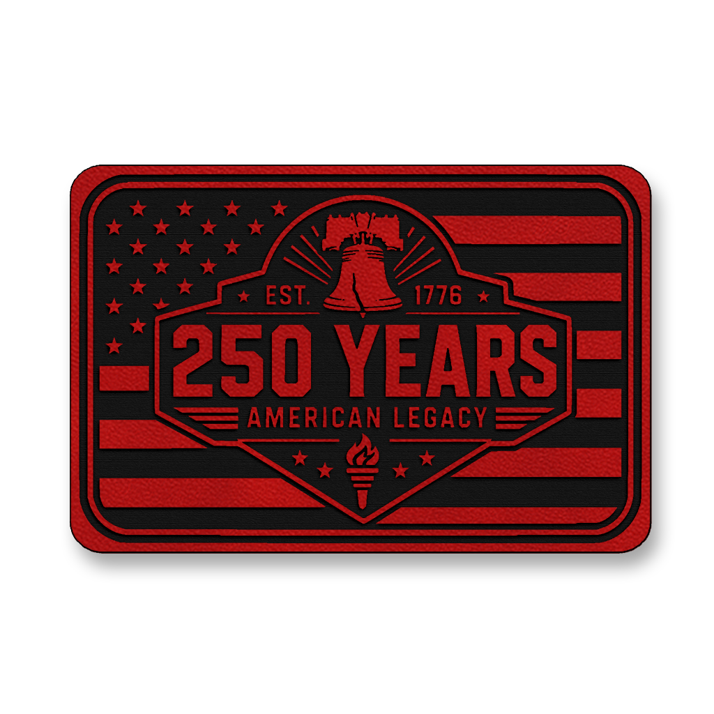 250 Years American Legacy – Leatherette Morale Patch