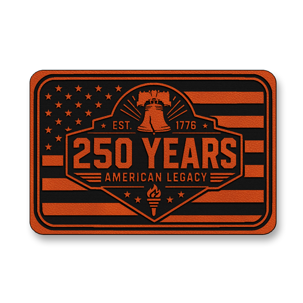 250 Years American Legacy – Leatherette Morale Patch