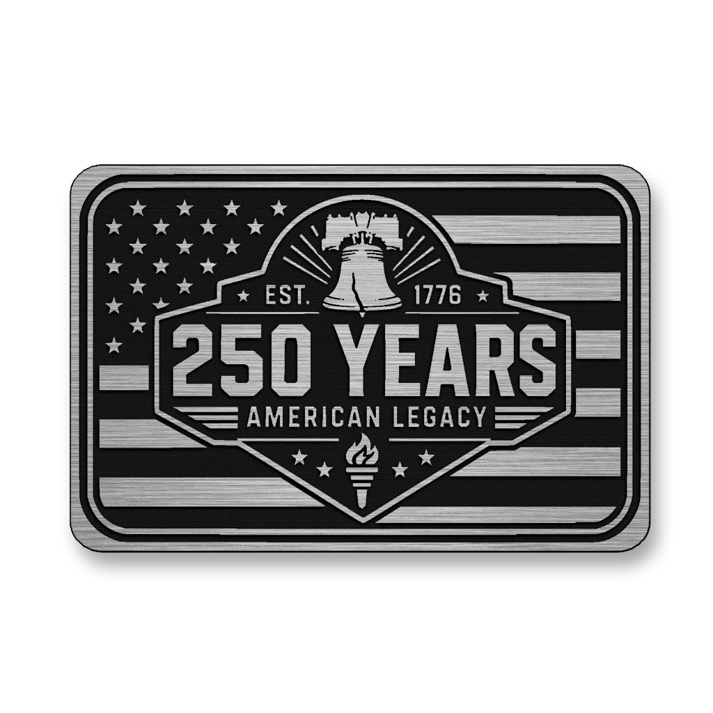 250 Years American Legacy – Leatherette Morale Patch