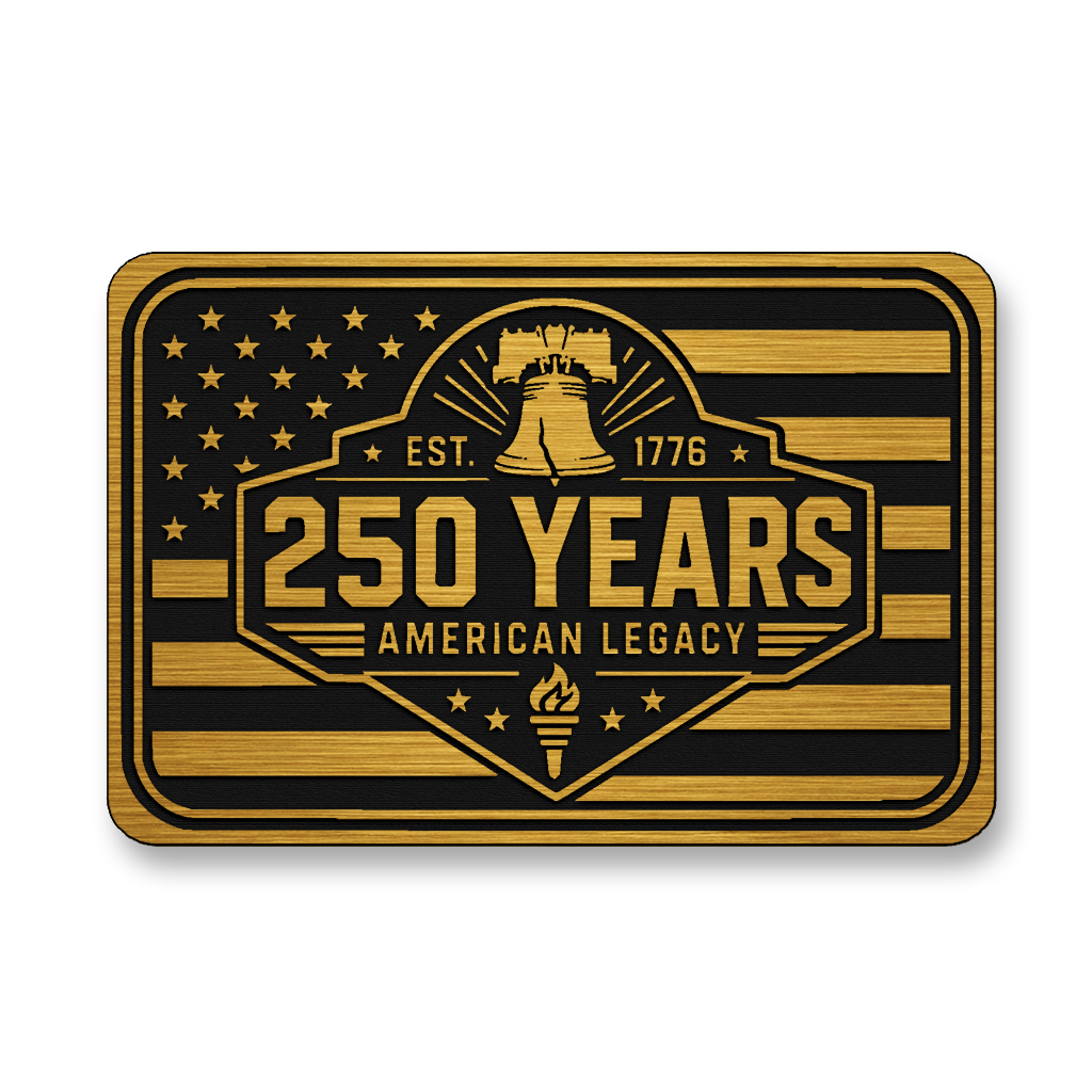 250 Years American Legacy – Leatherette Morale Patch