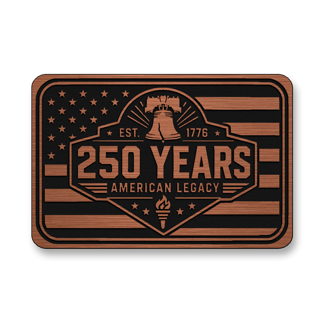 250 Years American Legacy – Leatherette Morale Patch